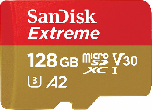 SanDisk MicroSDXC Extreme 128GB 190 MB/s + SD Adapter Main Image