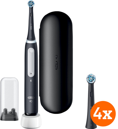 Oral-B iO 4N Black + iO Ultimate Clean Brush Attachments (4 units) Main Image