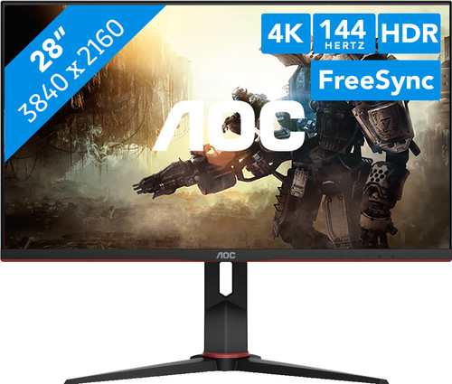 AOC U28G2XU2/BK | Coolblue - Before 13:00, delivered tomorrow