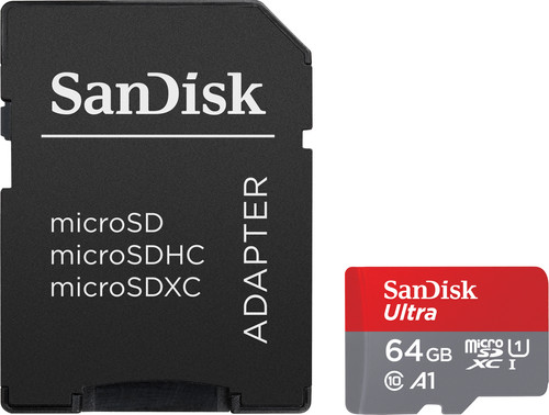 SanDisk MicroSDXC Ultra 64GB 140MB/s Main Image