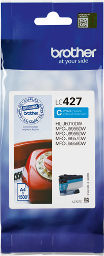 Brother LC-427 Cartridge Cyan Main Image