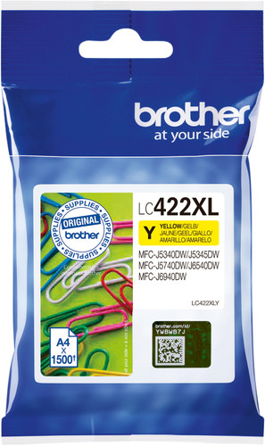 Brother LC-422XL Cartridge Yellow Main Image