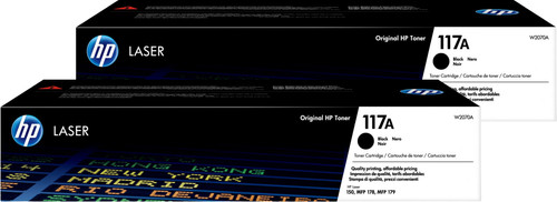 HP 117A Toner Schwarz Doppelpack Main Image