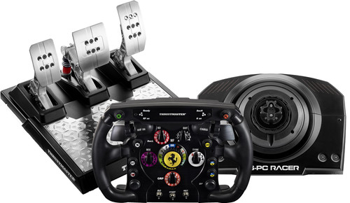 Thrustmaster TS-PC Servo Base + Ferrari F1 Wheel Add-On + T-LCM Pedals ...
