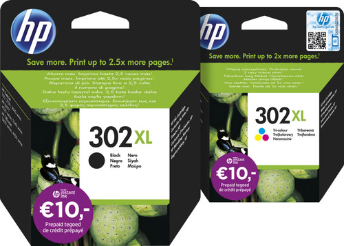 HP 302XL Cartridge Combo Pack Main Image