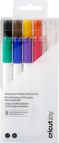 Cricut Joy Aquarellmarker und Pinsel 9er-Pack 1,0 mm Main Image