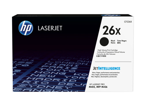 HP 26X LaserJet Toner Schwarz (Hohe Kapazität) Main Image