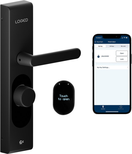 LOQED Touch Smart Lock Schwarz | Coolblue - Vor 13:00, morgen da
