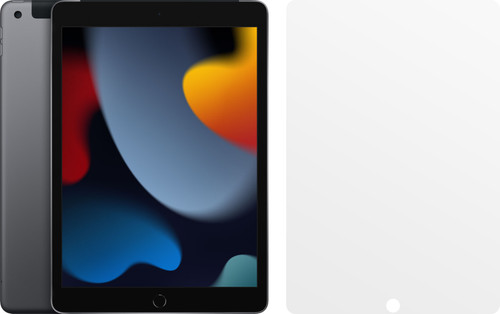 Apple iPad (2021) 10.2 inches 256GB WiFi + 4G Space Gray + Just in Case Apple iPad (2021 / 2020) Main Image