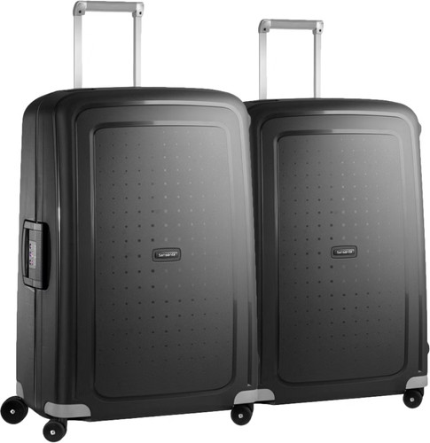 Samsonite S'Cure Spinner 75cm Black Duo Suitcase Set Main Image