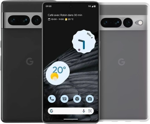 Google Pixel 7 Pro 128GB Black 5G + Just in Case Soft Back Cover Transparent Main Image