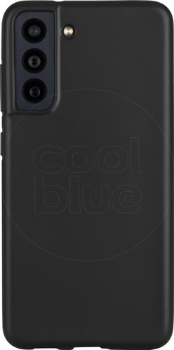 BlueBuilt Soft Case Samsung Galaxy S21 FE Back Cover Black Main Image