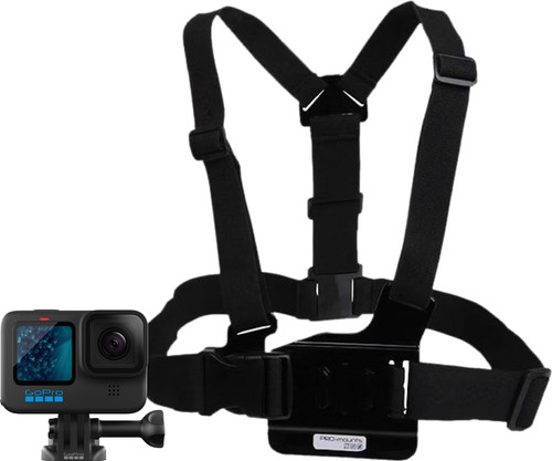 GoPro HERO 11 Black + PRO-mounts Chest Harness Mount Main Image