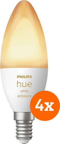 Philips Hue White Ambiance E14 4er-Pack Main Image