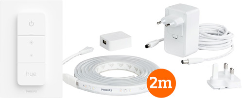 Philips Hue Lightstrip Plus White and Color 2m Basic Set + Wireless Dimmer Main Image