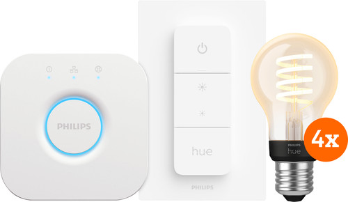 Philips Hue Filament White Ambiance Standard Viererpack Starterpack Main Image