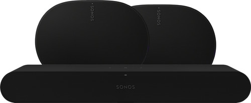 Sonos Ray Schwarz + 2x Era 300 Schwarz Main Image