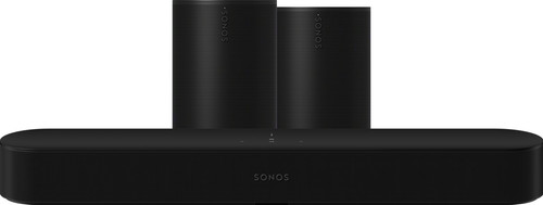 Sonos Beam Gen. 2 Schwarz + 2x Era 100 Schwarz Main Image