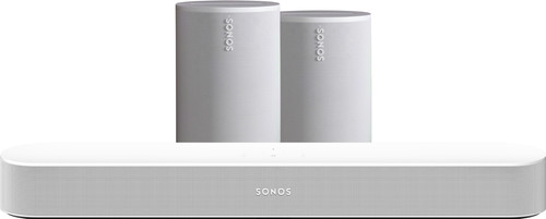 Sonos Beam Gen. 2 Weiß + 2x Era 100 Weiß Main Image