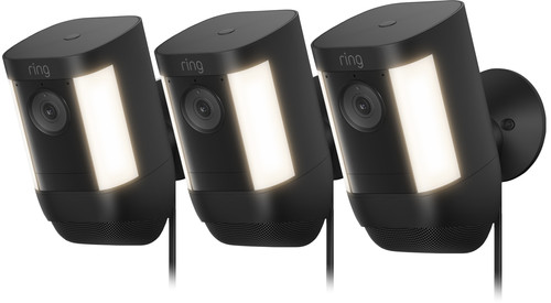 Ring Spotlight Cam Pro - Plug In - Schwarz - 3er-Pack Main Image