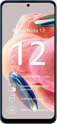 Xiaomi Redmi Note 12 Smartphone 4+128GB, 8+256GB Snapdragon 685 120Hz  AMOLED Display 50MP Triple Camera 5000mAh Battery 33W Fast Charging