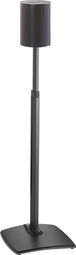 Lautsprecherständer Aus Metall – 2 Stück, Schwarz, Montageplatte 110 Mm, Schafthöhe 80 Mm