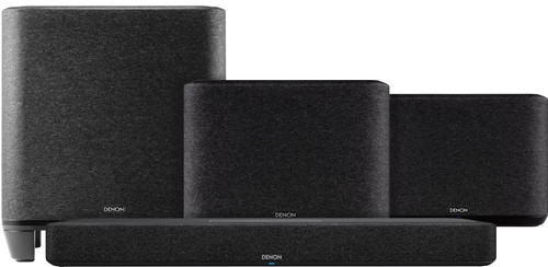 Denon Home Soundbar 550 + Denon Home 250 Doppelpack Schwarz + Denon Home Subwoofer Main Image