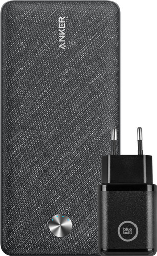 Anker Powerbank 20.000 mAh Quick Charge und Power Delivery Schwarz  + Ladegerät 30 W Schwarz Main Image