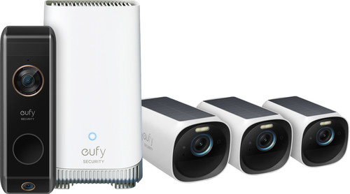 EufyCam 3 3er-Pack + Video Doorbell Dual 2 Pro Main Image