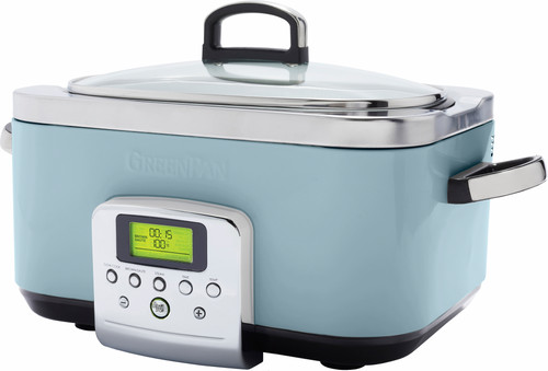 GreenPan Elite Slowcooker Blue Haze 6L Main Image