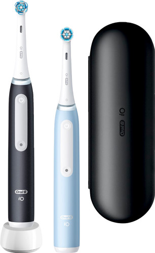 Oral-B iO 3 Schwarz und Blau Doppelpack Main Image