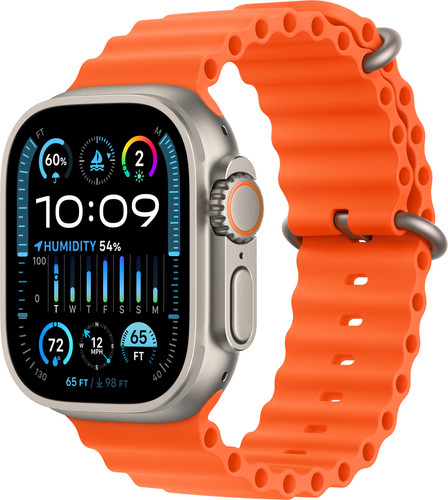Apple Watch Ultra 2 4G 49mm Ocean Watch Strap Orange | Coolblue 