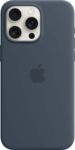 Apple iPhone 15 Pro Max Back Cover with MagSafe Storm Blue Main Image