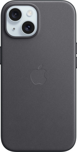 Apple iPhone 15 Feingewebe Backcover mit MagSafe Schwarz Main Image