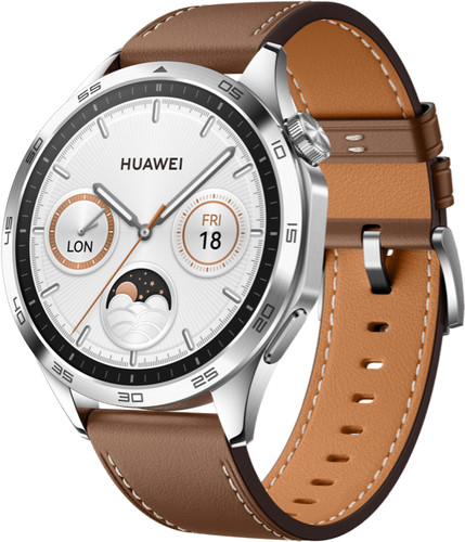 Huawei Watch GT 4 Silber/Braun 46 mm Main Image