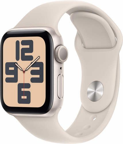 Apple Watch SE (2022) 40 mm Polarstern Aluminium Sportarmband M/L Main Image