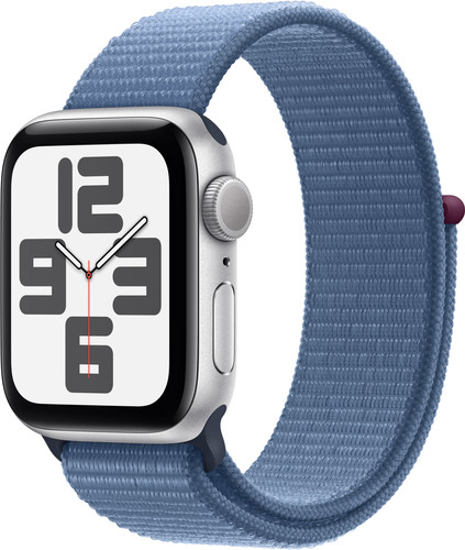 Apple Watch SE (2022) 40mm Silver Aluminum Sport Watch Strap Main Image