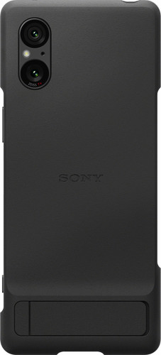 Sony Xperia 5 V Backcover Schwarz Mit Ständer Main Image