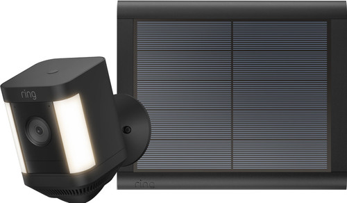 Ring Spotlight Cam Plus - Battery - Schwarz + USB-C-Solarmodul Main Image