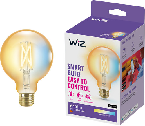 WiZ Smart Filamentlampe Globe - Warmes bis kaltweißes Licht - E27 Main Image