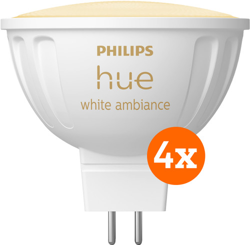 Philips Hue Spot White Ambiance MR16 4er-Pack Main Image