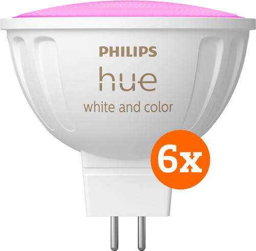 Philips Hue Spot White & Color MR16 6er-Pack Main Image