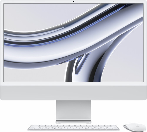 Apple iMac 24" (2023) M3 (8 Core CPU / 8 Core GPU) 8GB/256GB Silber QWERTZ Main Image