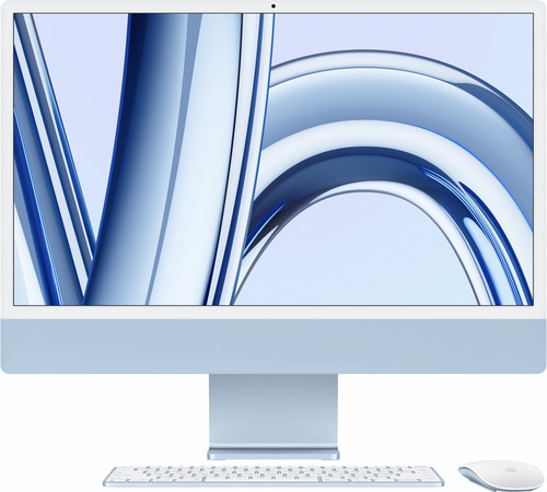 Apple iMac 24 inches (2023) M3 (8-core CPU/8-core GPU 8GB/256GB Blue QWERTZ Main Image