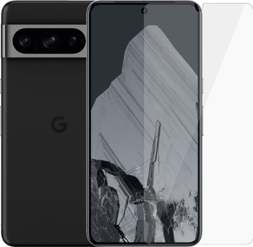 Google Pixel 8 Pro 256GB Black 5G + BlueBuilt Screen Protector Glass Main Image