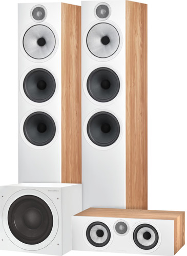 Bowers & Wilkins HTM6 S3 + 603 S3 (per pair) Brown + ASW608 White Main Image