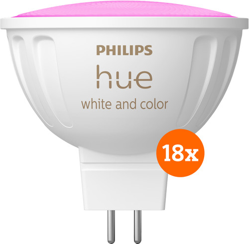 Philips Hue Spot White & Color MR16 18er-Pack Main Image