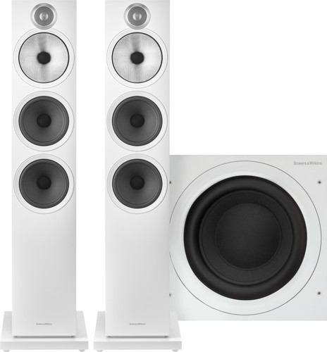 Bowers & Wilkins 603 S3 (per pair) + ASW608 White Main Image