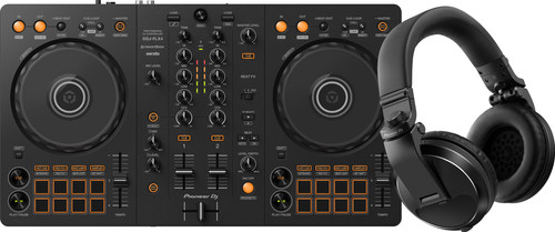 Pioneer DJ DDJ-FLX4 + Pioneer DJ HDJ-X5 Schwarz Main Image