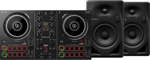 Pioneer DJ DDJ-200 + Pioneer DJ DM-40D Schwarz Main Image